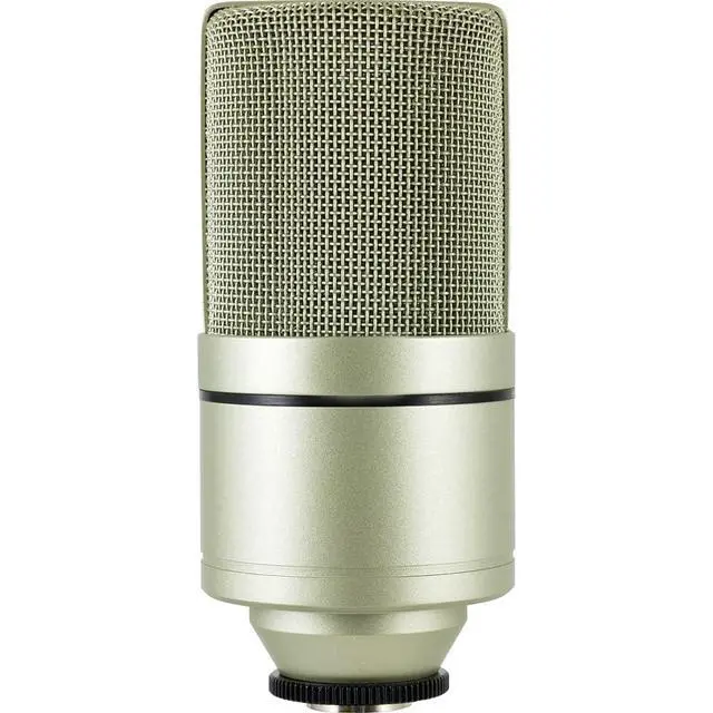 Alt view image 4 of 6 - 990 Condenser Microphone for Podcasting, Singing, Home Studio Recording, Gaming & Streaming | Detailed Sound | XLR | Large Diaphragm (Champagne)