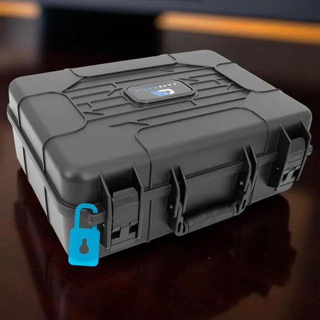 Alt view image 7 of 7 - 16" Hard Audio Mixer Case Compatible with Behringer Xenyx 1002SFX 1202SFX Q1002USB 802S Q1202USB 1202FX 1204USB X1204USB Protective Travel Case Fits 14.5" x 10.5" x 4.5" Mixers