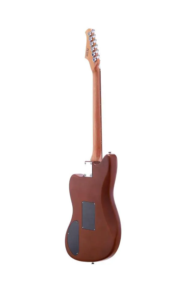 Alt view image 4 of 6 - IJGAP-300 Semi Hollow Electric Acoustic Guitar Satin Brown