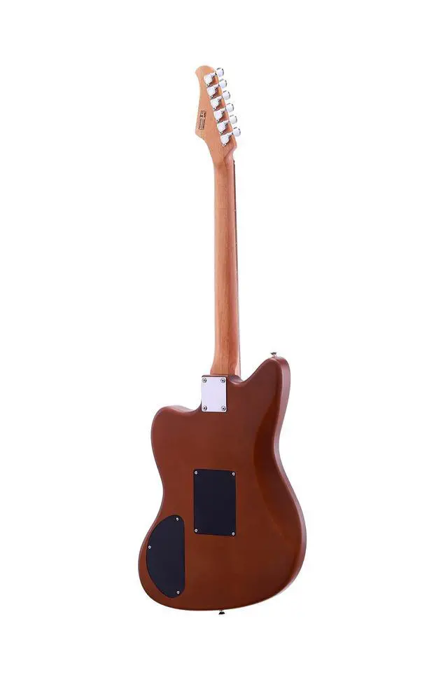 Alt view image 5 of 6 - IJGAP-300 Semi Hollow Electric Acoustic Guitar Satin Brown