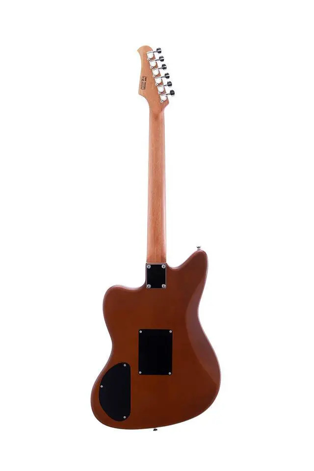 Alt view image 6 of 6 - IJGAP-300 Semi Hollow Electric Acoustic Guitar Satin Brown