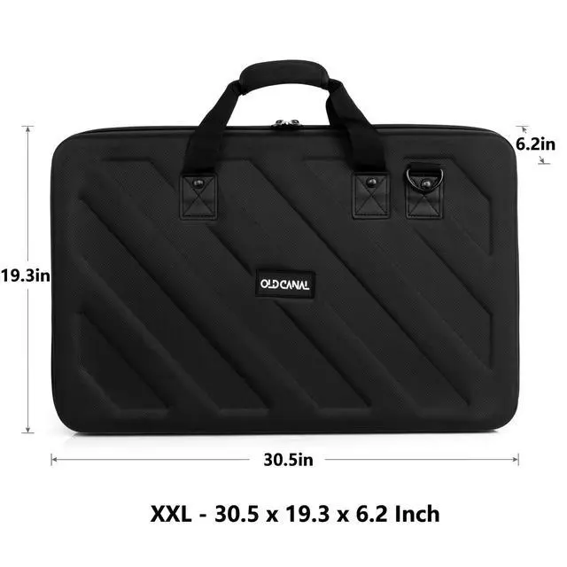 Alt view image 3 of 7 - Mixer Travel Case, Carrying Storage Bag Compatible Pioneer DDJ RX2 RX3 (Mixing Board Not Included)