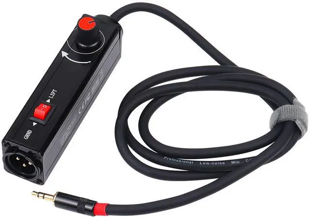Main image of Pro101A AUX to XLR Isolation Box with Volume Controller and Ground Lift Switch Build-in Cord Length 3.3ft with Detachable 3.5mm Aux Gold Coating Plug (Pro 101A Aux-XLR)