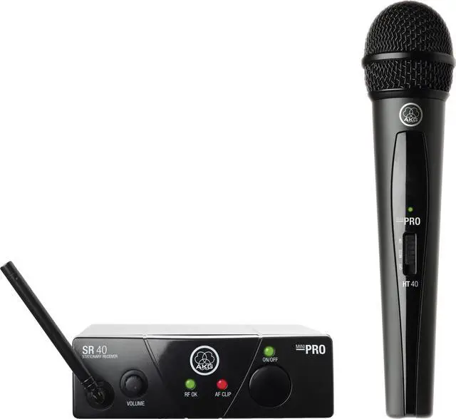 Main image of Pro Audio WMS40MINI Vocal Set Band US25B Wireless Microphone System, with SR40 Receiver and PT40 Mini Pocket Transmitter. US25B 537.900 MHz