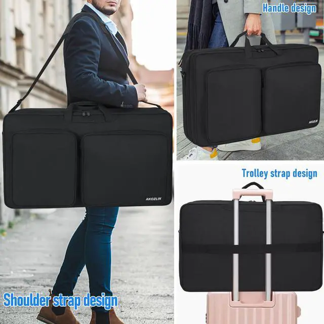 Alt view image 6 of 7 - Multi-layer Controller Gig Bag Padded Mixer Carry Case Fits for Pioneer RX/NI Traktor Kontrol S8/DDJ SX SX2 SX3/DDJ 800/DDJ FLX6/DDJ 1000 1000SRT/Denon MC7000