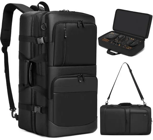 Main image of DJ Controller Case Compatible with Pioneer DDJ-FLX4/DDJ-400/DDJ-REV1 - Thick Padded DJ Backpack with Multi-Pocket for Accessories, Adjustable Strap, 22×13×4.5in
