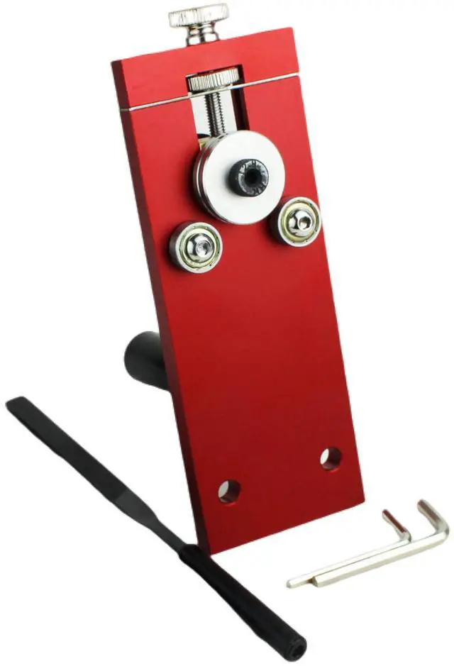 Main image of Guitar Fretwire Bender - Fret Wire Bending and Straightening Luthier Tool for Guitar & Bass Radian Adjusters, Repair & Maintenance, Red
