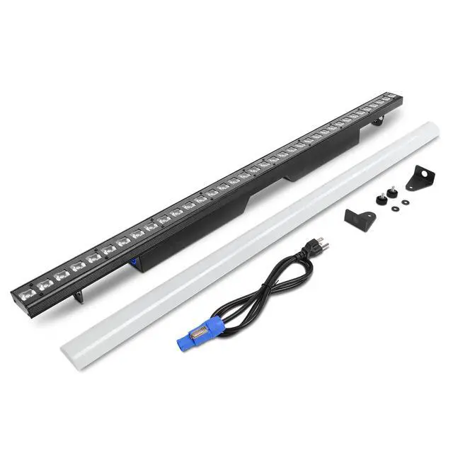 Alt view image 7 of 7 - LED Stage Wash Light Bar,120W 40" LED Stage Pixel Light Bar,36 RGBW LED Stage Wash Lights with Detachable Cover DMX512 Sound Activated Uplight for Club Wedding Party Gig Band Lighting 1Pack