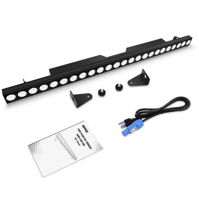 Alt view image 7 of 7 - LED Stage Wash Light Bar - 150W 6IN1 RGBWA+UV Color Changing Linear Wall Washer DJ Light Bar by DMX 8-Zone Segment Control Sound Activated Uplight for Event Party Church Wedding Stage Lighting