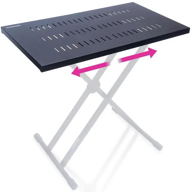 Main image of Utility Table Top ONLY for X Style Keyboard Stands and Z Style Piano Stand - Portable DJ Table Stand, Dj Mixer Desk Top