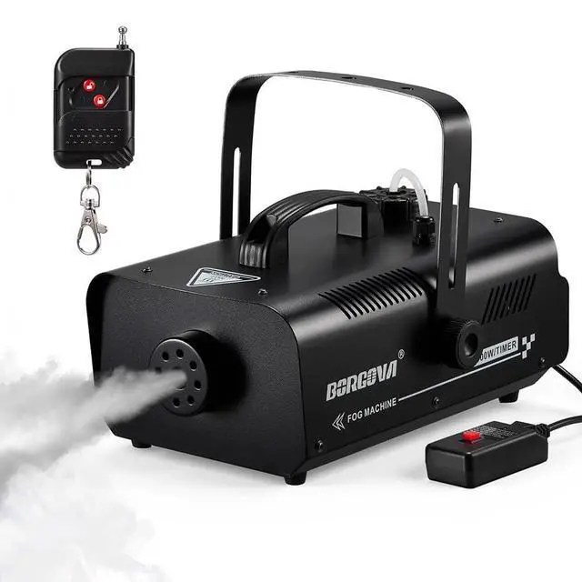 Main image of 1000W Fog Machine with Timer 1L Tank Wireless Smoke Maker | 5000 CFM Output, 9-16ft Fog Range, Overheat Protection, Perfect for Halloween Parties Concerts Photography Clubs