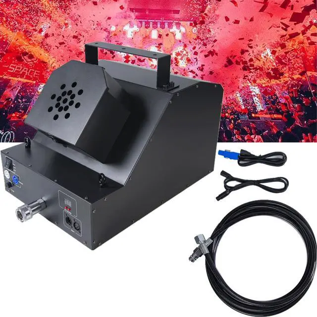 Main image of CO2 Fog Confetti Machine DMX Smoke Cannon Confetti Launcher Smoke Machine w/ 6m Hose CO2 Jet Confetti Machine Smoke Effect Decor for DJ Parties Birthday Parties Wedding