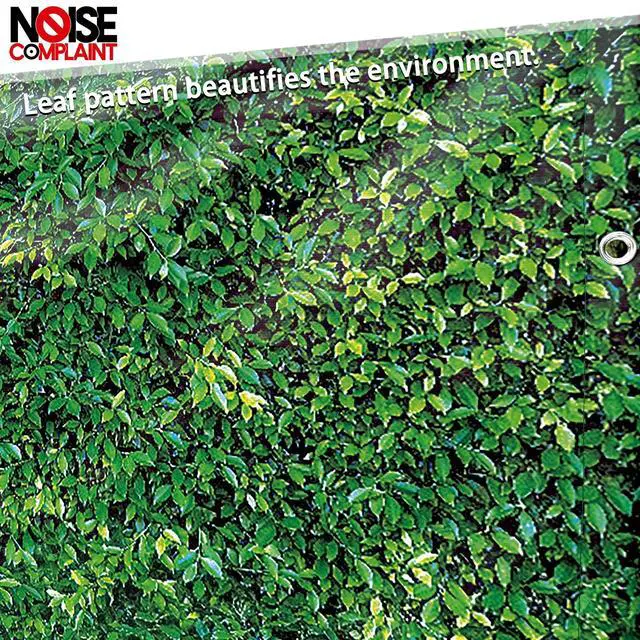 Alt view image 4 of 7 - Outdoor Sound Barrier 39.37" X 78.74", Soundproof Blanket,Sound Blanket,Noise Barriers at Construction Sites,Air Conditioner, Stadiums and Factories Etc(1 Pack)