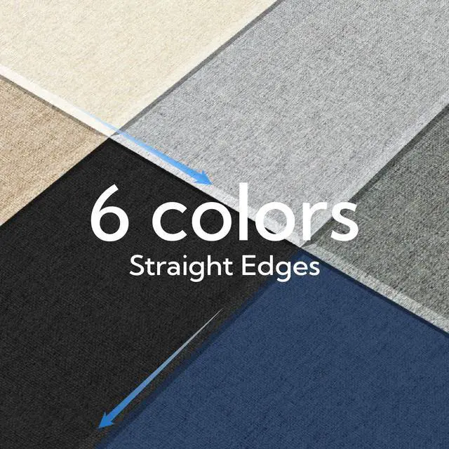 Alt view image 5 of 7 - Fiberglass Acoustic Wall Panels 4 Pack, 11.8'' x 23.6'' Sound Panels, Fabric Wrapped Sound Proof Panels for Walls (Light Gray)