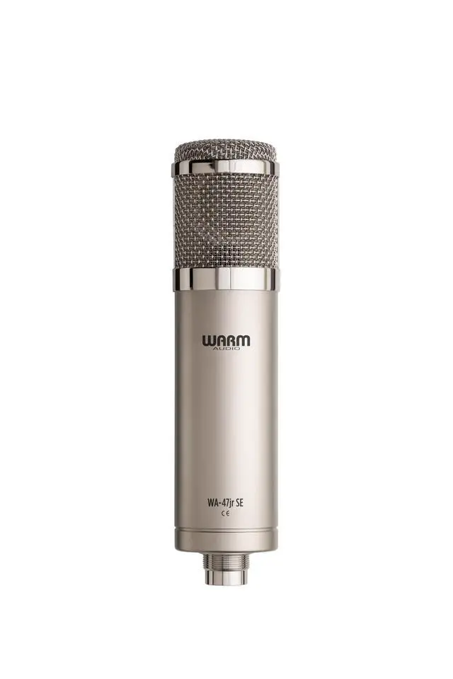 Alt view image 3 of 4 - WA-47jr SE Large-Diaphragm Cardioid Condenser Microphone, Vintage-Inspired, Rich Analog Studio Sound for Vocals & Instruments, Nickel (XLR)