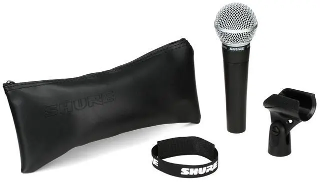 Alt view image 7 of 7 - SM57 & SM58 Microphone Set - Professional Dynamic Cardioid Pair for Instruments & Vocals - Crisp Sound & Versatile Performance