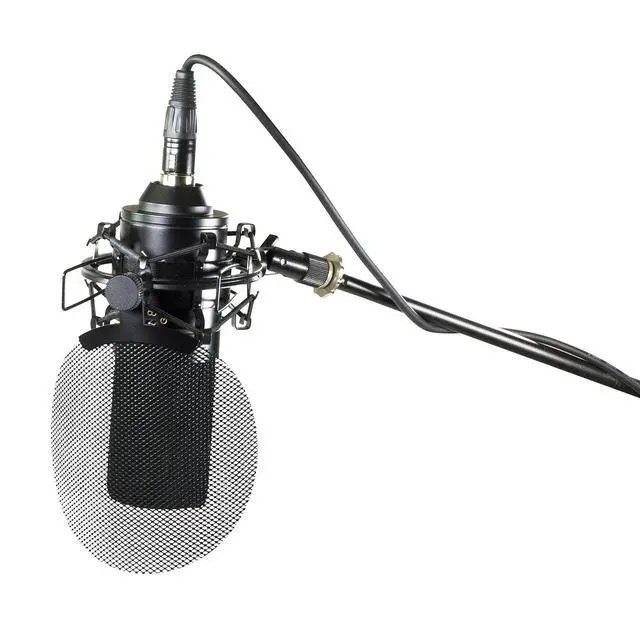 Alt view image 3 of 4 - 770X Multi-Pattern Condenser Microphone Bundle with Shock Mount, Pop Filter, 20' XLR Cable | Studio Quality Recording, Gaming & Streaming (Black)