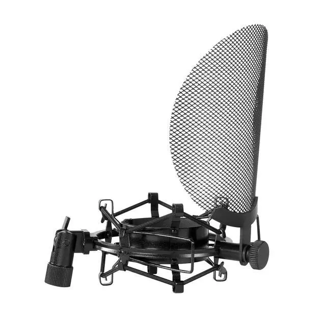 Alt view image 4 of 4 - 770X Multi-Pattern Condenser Microphone Bundle with Shock Mount, Pop Filter, 20' XLR Cable | Studio Quality Recording, Gaming & Streaming (Black)