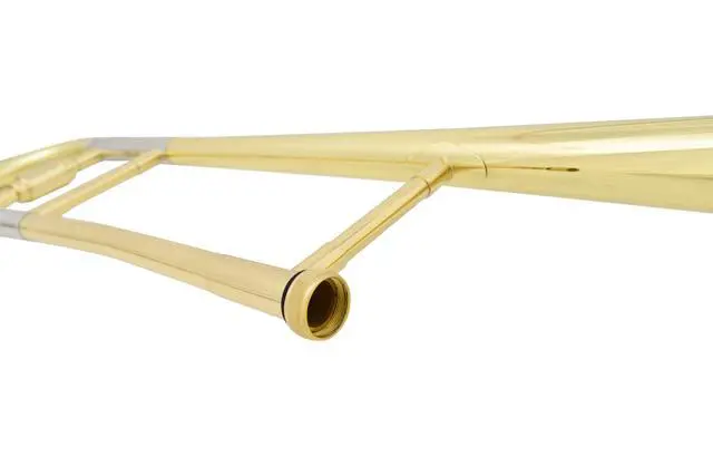 Alt view image 6 of 7 - GTD-2 B Flat Brass Trombone with Case & 12C Mouthpiece,Gold Finished,Tenor Trombone