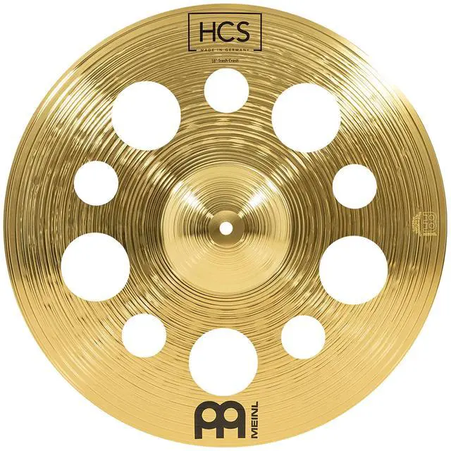 Main image of Meinl Cymbals Trash Crash Cymbal for Drums, 18" HCS MADE IN GERMANY | Durable Brass Alloy, Bright & Musical Sound, Beginner Friendly Made by the Same Team as Meinl's Pro Cymbals