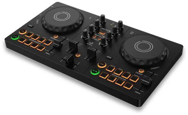 Main image of DDJ-FLX2 Beginner DJ Controller for Phone, Tablet & PC | Start DJing faster with an included DJ course, streaming support, and beginner-friendly mixing features