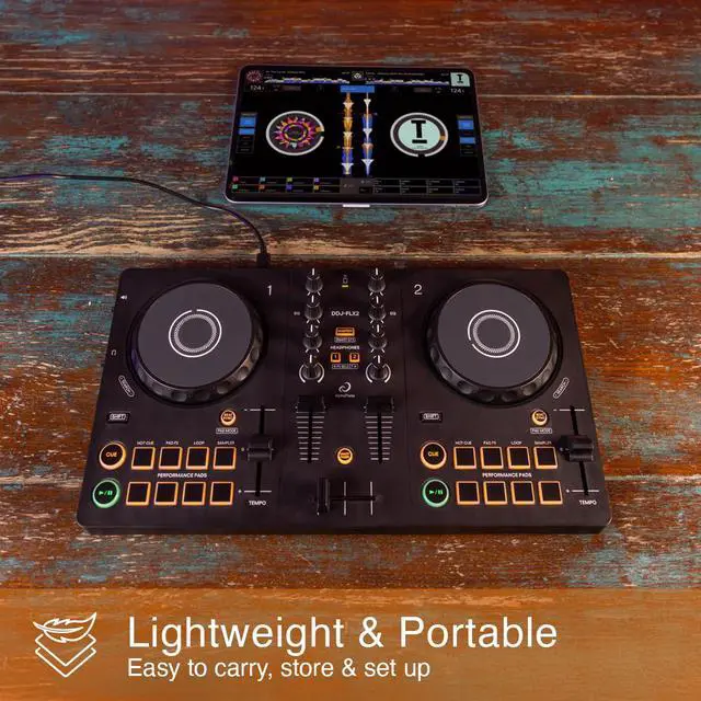 Alt view image 5 of 7 - DDJ-FLX2 Beginner DJ Controller for Phone, Tablet & PC | Start DJing faster with an included DJ course, streaming support, and beginner-friendly mixing features