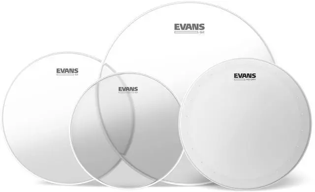 Main image of Drum Heads - G2 Clear Rock Pack (10", 12", 16") with 14" HD Dry Snare Batter