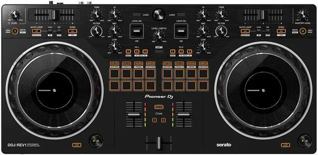 Main image of DDJ-REV1 2-deck Serato DJ Controller, Black