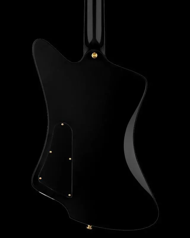 Alt view image 4 of 7 - WestCreek Mirage Solid Body Electric Guitar, Mahogany Body, Maple Neck, Rosewood Fretboard, Rounded End Frets, Bone Nut (Glossy Obsidian Black)