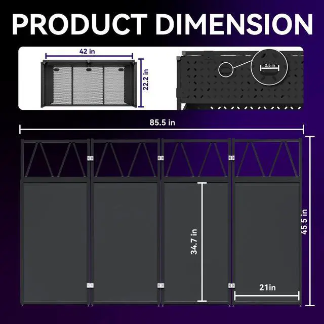 Alt view image 4 of 7 - Portable DJ Booth T able,Foldable DJ Table Stand Portable with White & Black Scrim,Adjustable DJ Facade Booth Station Metal Frame D J Table with Cable Hole for Private Events, Clubs, Bars (50*25 XL)