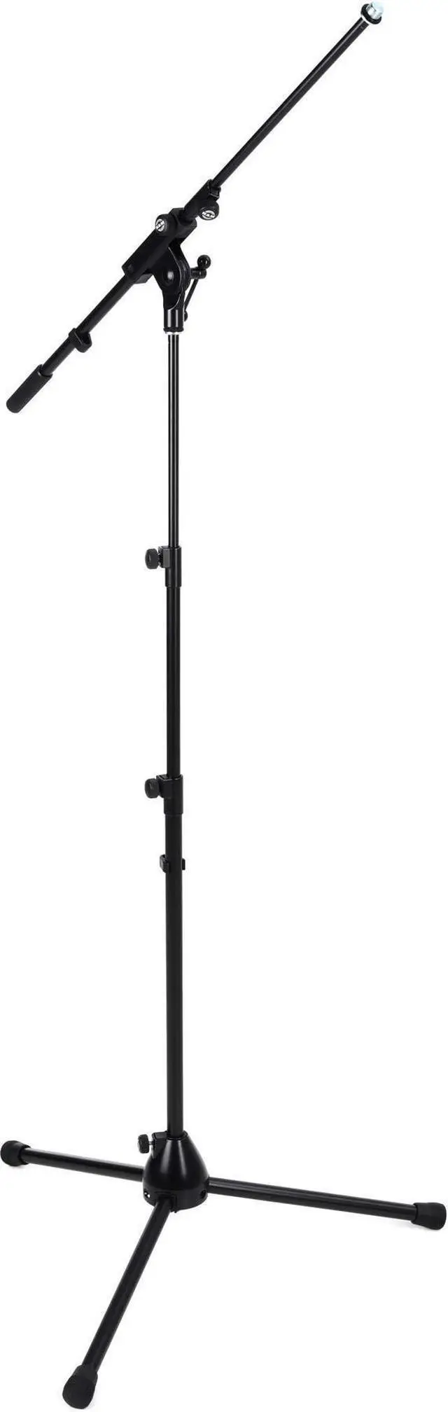 Main image of Konig & Meyer 25200.500.55 Microphone Stand With 2 Piece Telescopic Boom Arm | Easy Height Adjustment | Folding Leg Design | Non-Slip Tripod Base | Pro Grade for all Musicians | German Made