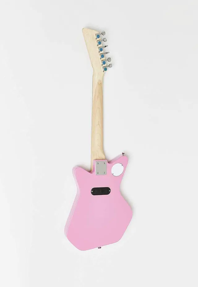 Alt view image 3 of 6 - Pro VI Electric kids real guitar for Beginners Ages 9+ Learning app & lessons included (Pink)