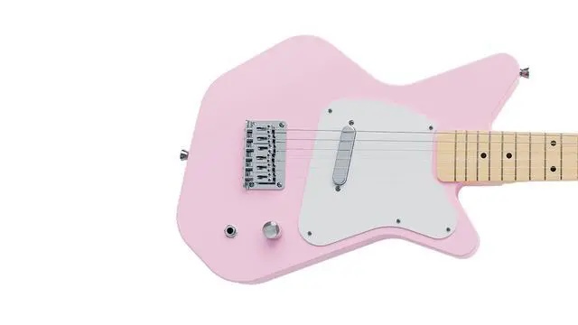 Alt view image 4 of 6 - Pro VI Electric kids real guitar for Beginners Ages 9+ Learning app & lessons included (Pink)