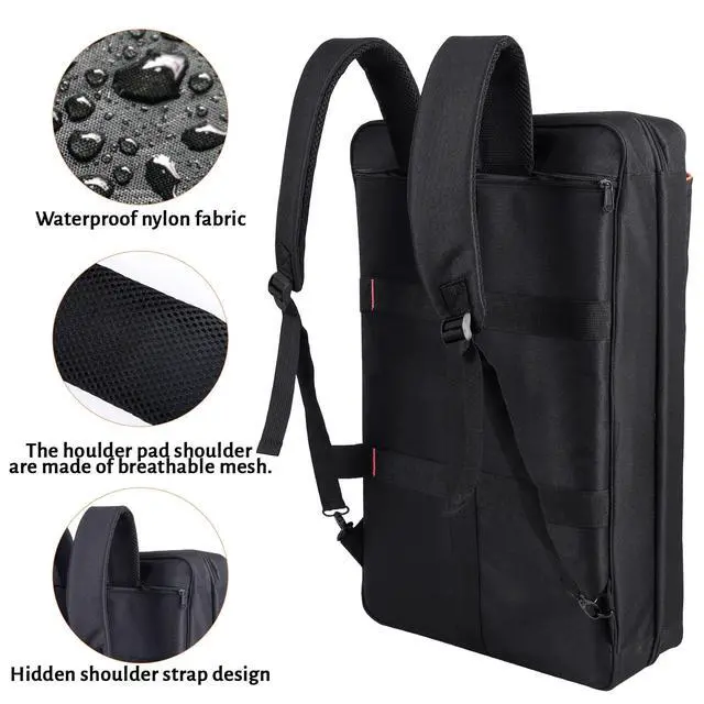 Alt view image 5 of 7 - DJ Controller Case for DDJ-FLX10/ 1000/REV7/REV5/800/ FLX6 AlphaTheta DDJ-GRV6 With Thick EVA Padding, Adjustable Shoulder Strap,Fits Up to 15.6" Laptops Perfect for DJ and Music Producers