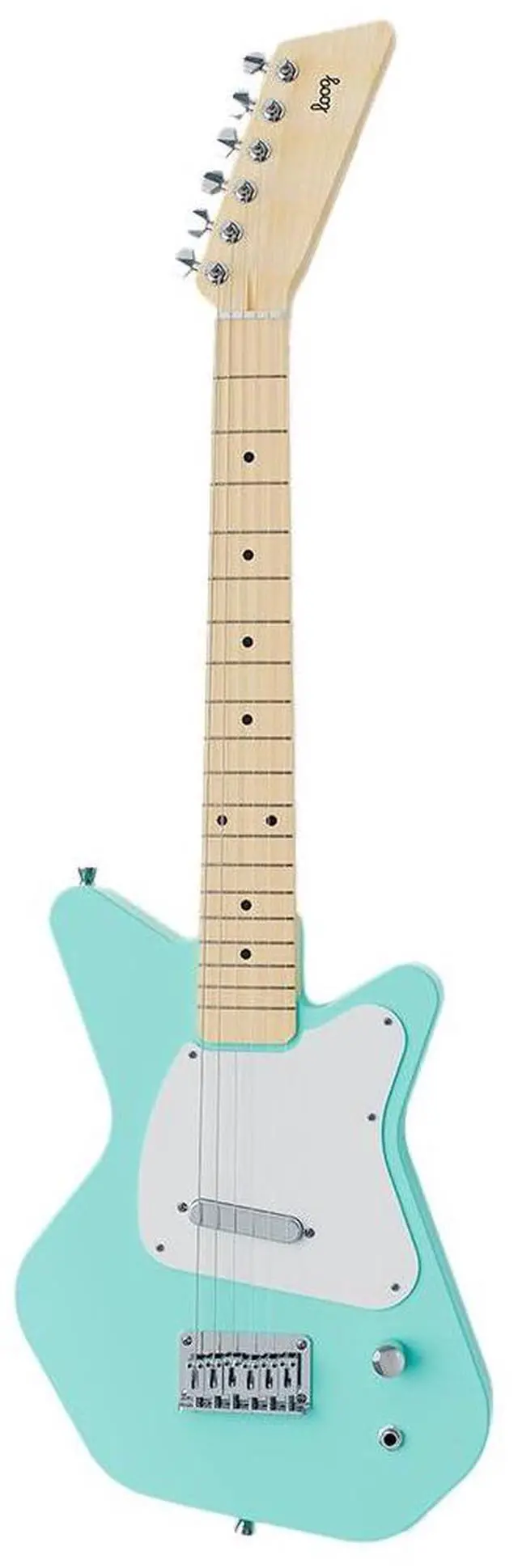 Alt view image 2 of 6 - Pro VI Electric kids real guitar for Beginners Ages 9+ Learning app & lessons included (Green)
