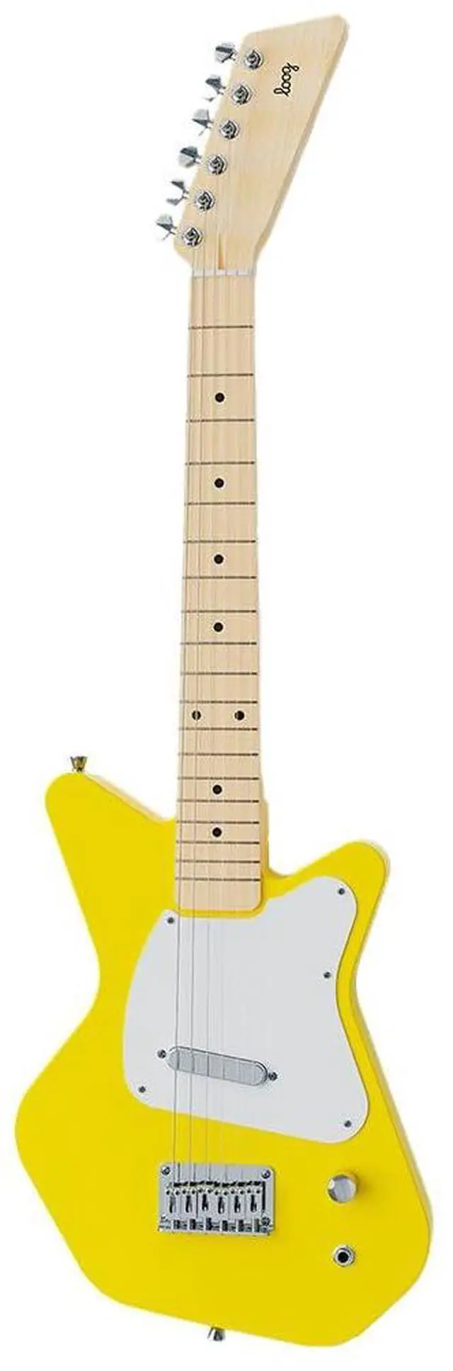 Alt view image 2 of 6 - Pro VI Electric kids real guitar for Beginners Ages 9+ Learning app & lessons included (Yellow)