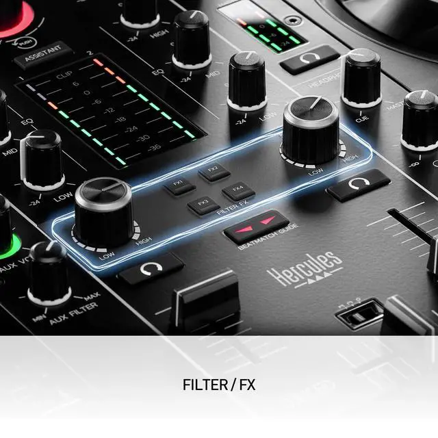 Alt view image 7 of 7 - DJControl Inpulse 500: 2-deck USB DJ controller for Serato DJ and DJUCED (included) | Serato Dj Lite and Djuced Included, Built-in Audio Interface, 16 Rgb Pads, Touch Jog Wheels