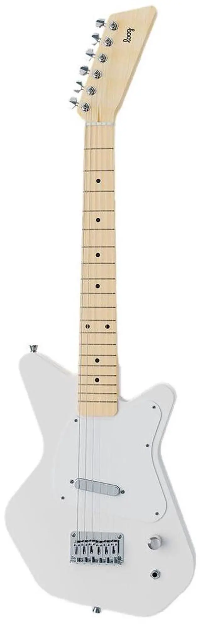 Alt view image 2 of 6 - Pro VI Electric kids real guitar for Beginners Ages 9+ Learning app & lessons included (White)