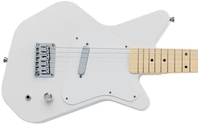 Alt view image 4 of 6 - Pro VI Electric kids real guitar for Beginners Ages 9+ Learning app & lessons included (White)
