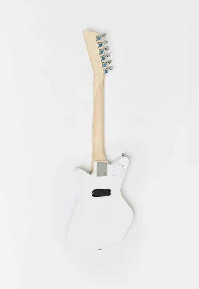 Alt view image 3 of 6 - Pro VI Electric kids real guitar for Beginners Ages 9+ Learning app & lessons included (White)