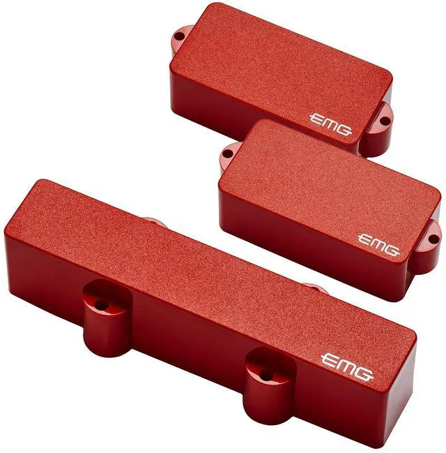 Main image of PJ Active Bass Guitar Pickup Set, Red
