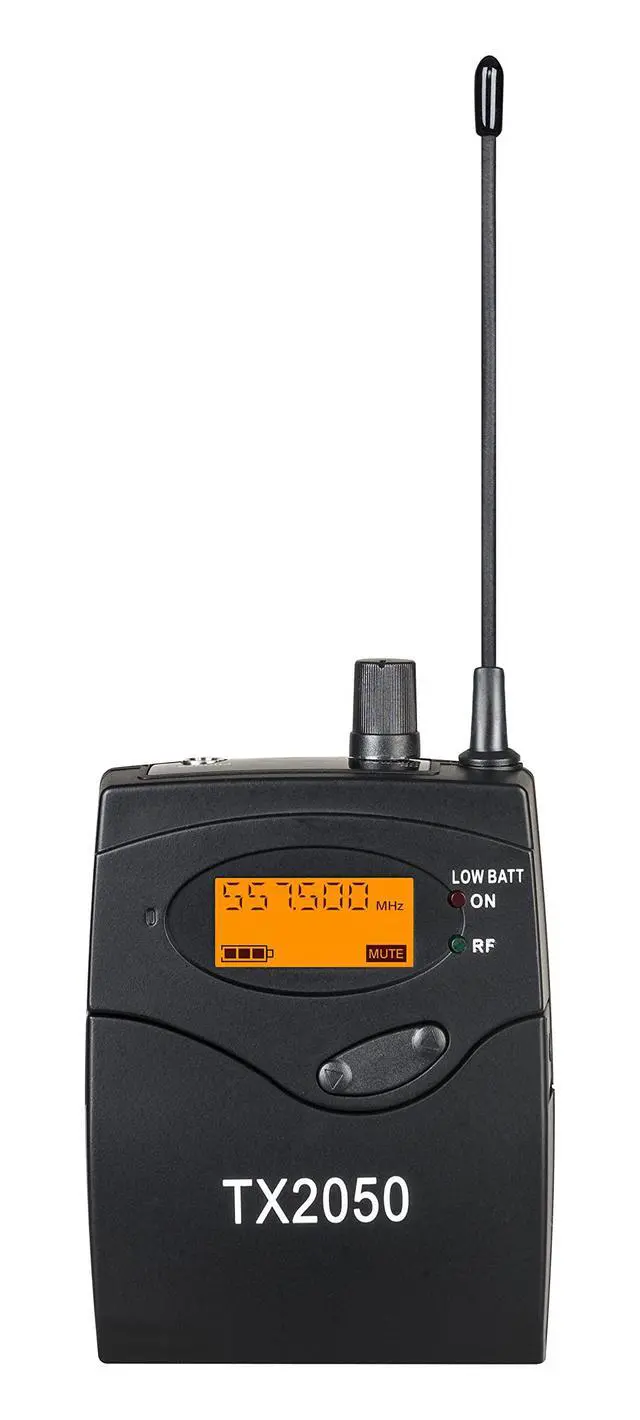 Alt view image 5 of 7 - Wireless in Ear Monitor System 2 Channel 5 Bodypacks Monitoring in Studio Monitor UHF Transmitter Frequency Monitoring Type for Stage Church Band Musicians School