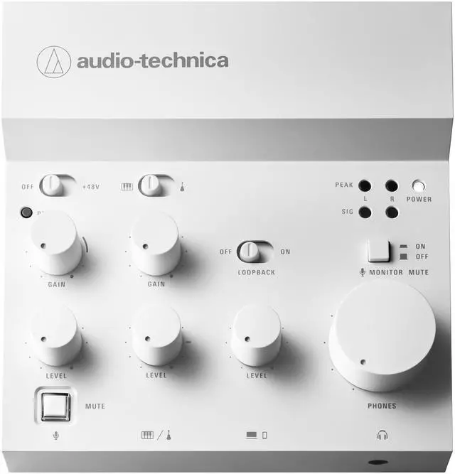 Main image of AT-UMX3 USB Desktop Audio Mixer, White