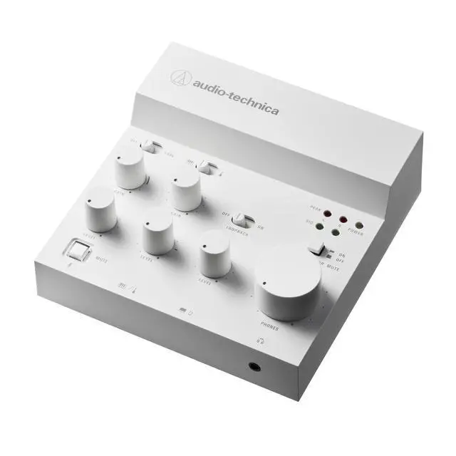Alt view image 3 of 6 - AT-UMX3 USB Desktop Audio Mixer, White
