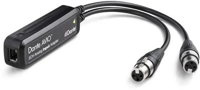 Main image of Dante AVIO 2-Channel Analog Input Adapter