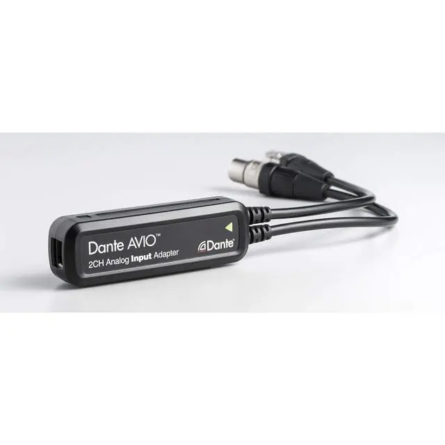 Alt view image 3 of 5 - Dante AVIO 2-Channel Analog Input Adapter