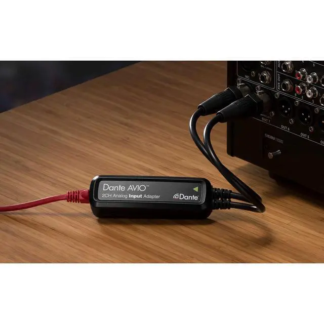 Alt view image 4 of 5 - Dante AVIO 2-Channel Analog Input Adapter