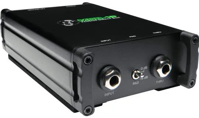 Main image of MDB Series, Passive Direct Box with 1/4 High-Impedance Input with Thru Output and Ground Lift (MDB-1P)