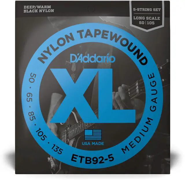 Alt view image 2 of 4 - Tapewound Bass Strings ETB92-5, 50-135, 5-String, Long Scale