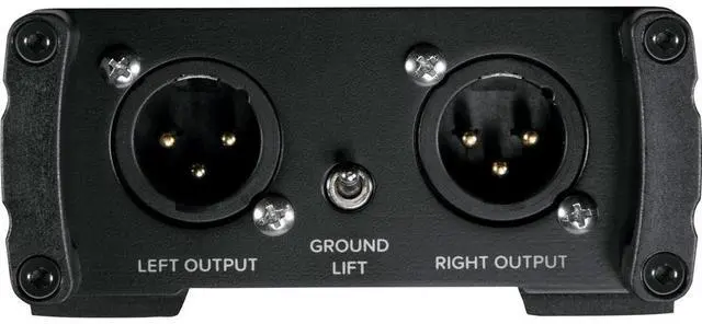 Alt view image 3 of 4 - MDB Series, Passive Stereo Direct Box with dual 1/4 High-Impedance Inputs with Thru Outputs, 15db pads, and Dual Low-Impedance XLR Outputs with Ground Lift (MDB-2P)